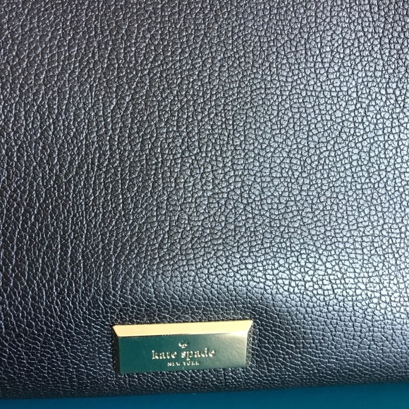 Sold Kate Spade Black Leather Shoulder Handbag - Picture 4 of 8